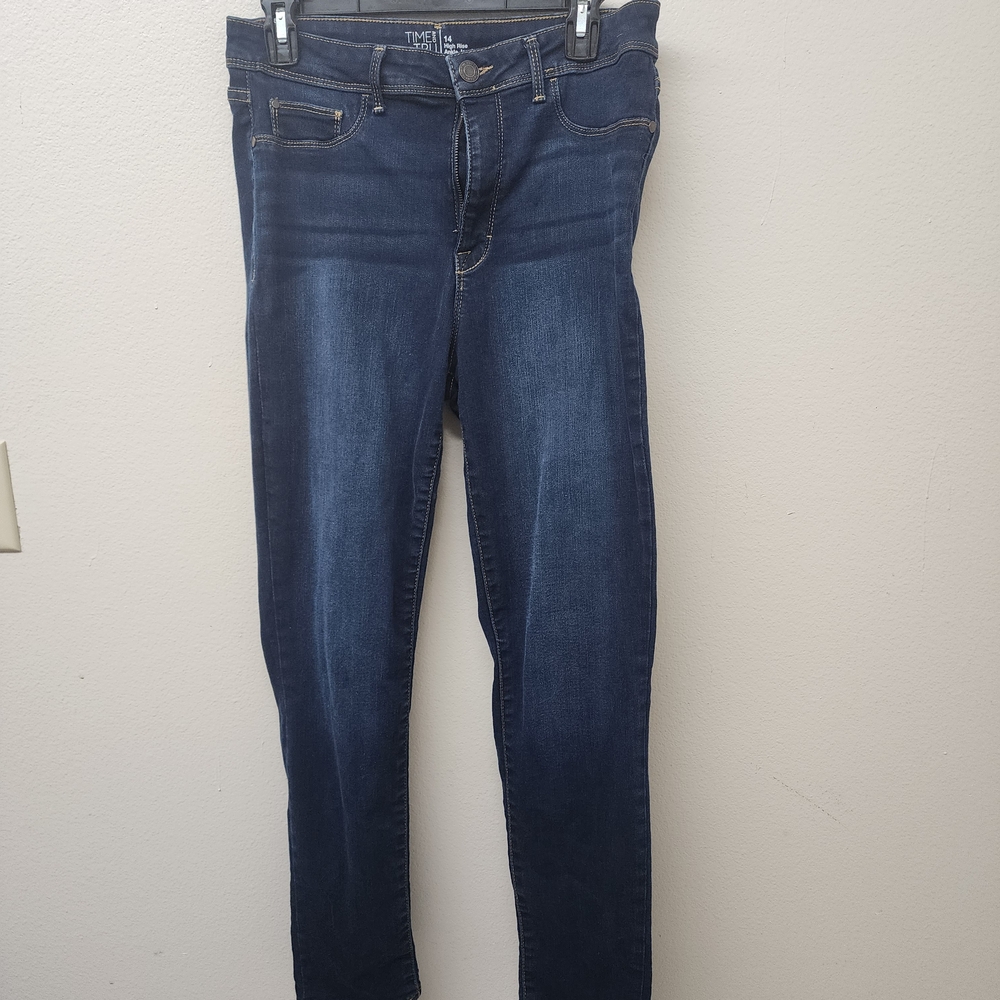 Time And True High Rise Ankle Jeggings 14